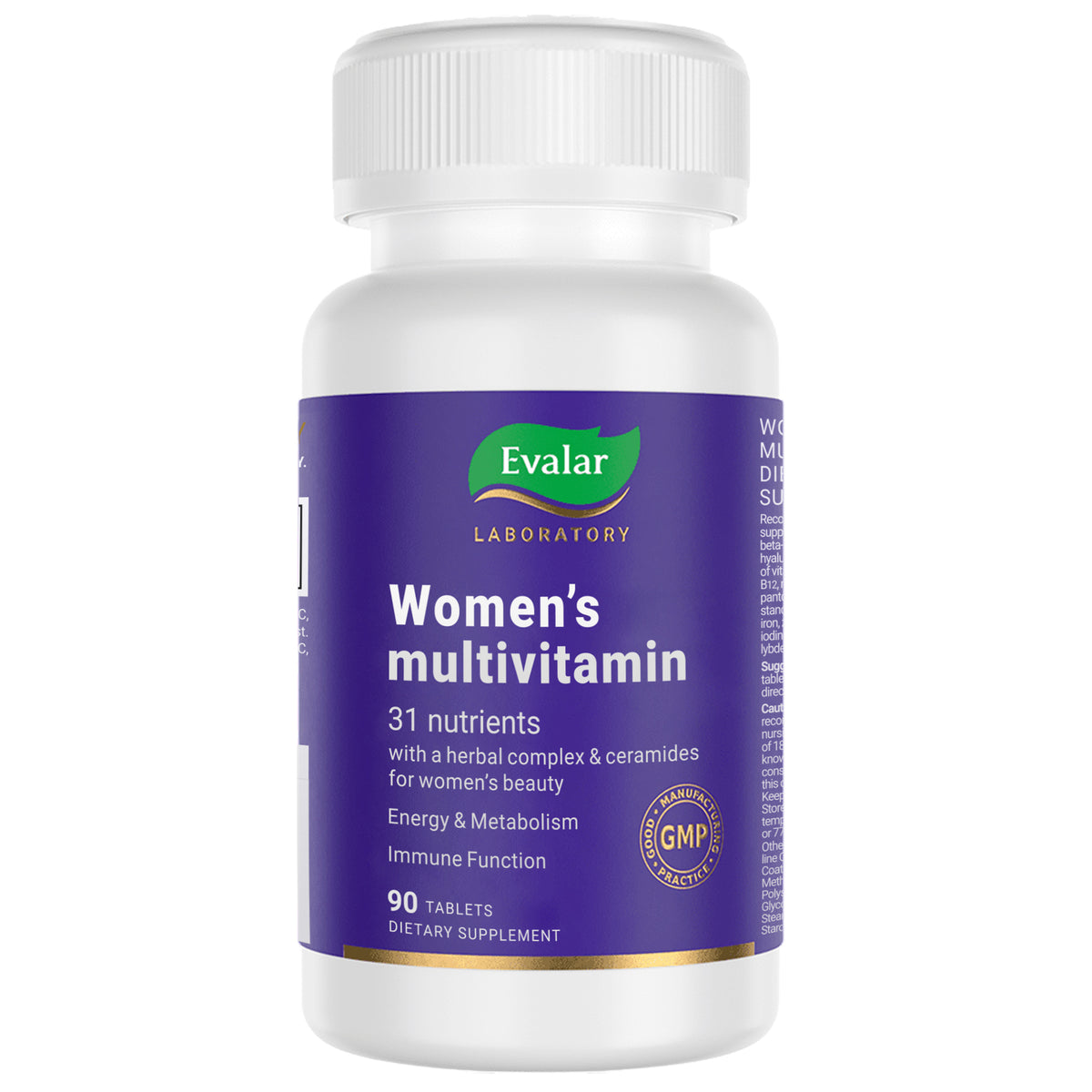 Evalar Womens Multivitamin 90 Tablets Vitamins, Minerals and Herbal Complex