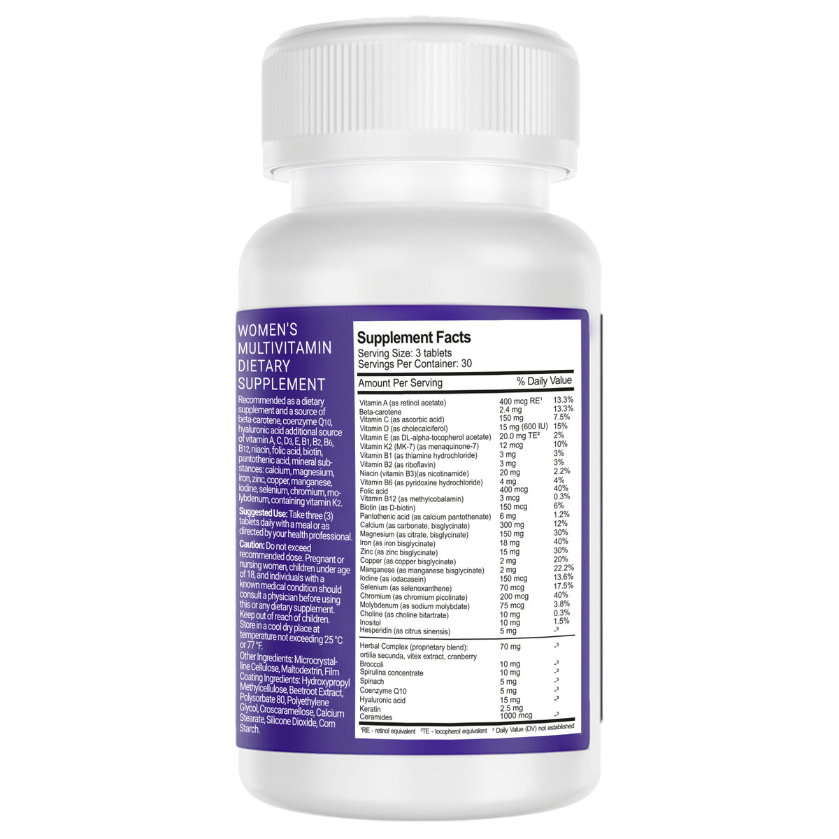 Evalar Womens Multivitamin 90 Tablets Vitamins, Minerals and Herbal Complex