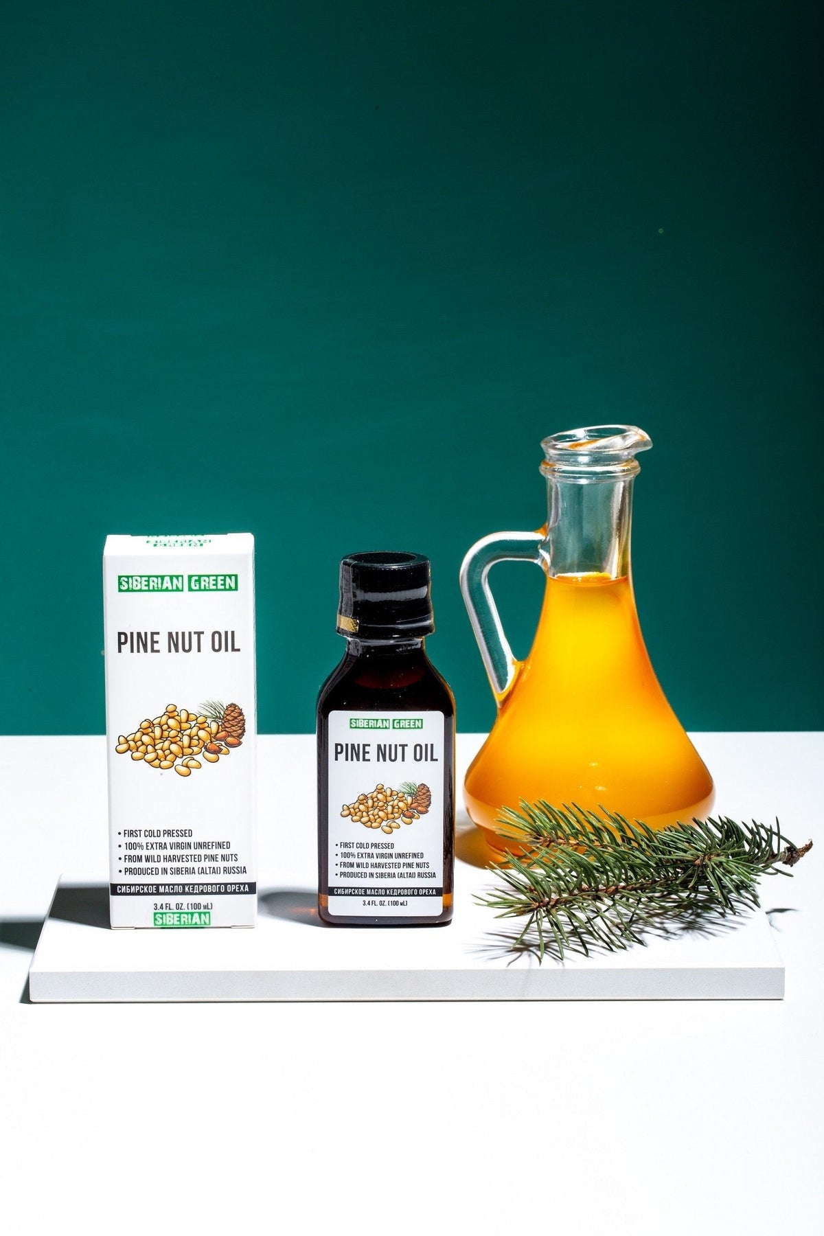 Extra Virgin Siberian Pine Nut Oil – 100% Pure &amp; Cold Pressed