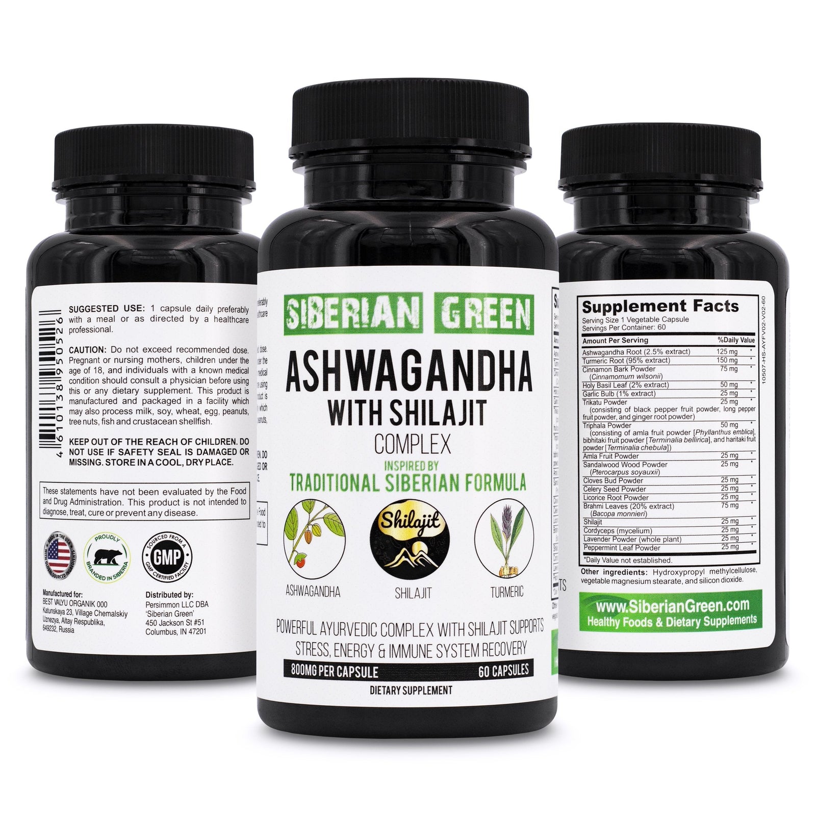 Ashwagandha with Altai Shilajit 