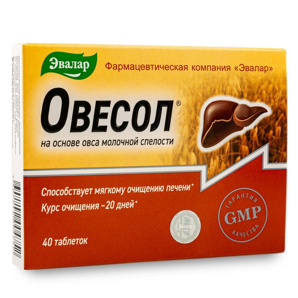 Oat Extract with Herbs by Evalar Ovesol 40 Tabs